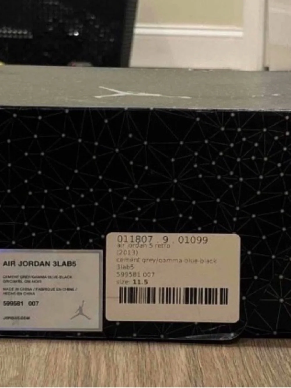 Jordan Air Jordan 5 Retro 3Lab5 Elephant Print / Cement Grey with ORIGINAL BOX